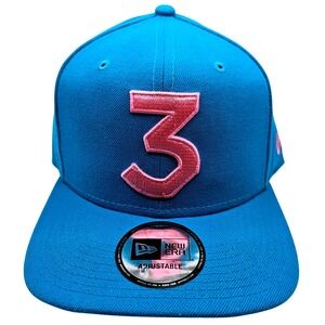 New Era Chance the Rapper 3 Hat Blue Pink Adjustable Snapback Coloring Book Cap